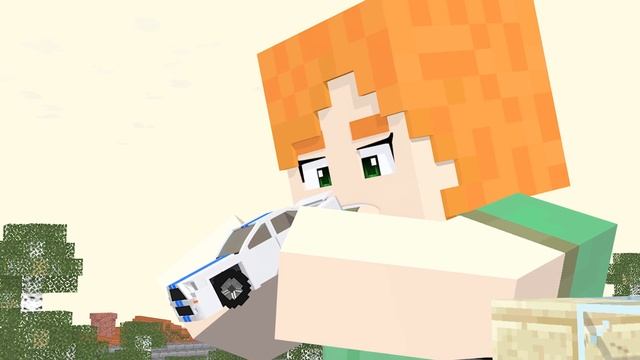 Minecraft Big Alex is punishing Steve, Noob - minecraft animation смотреть онлайн