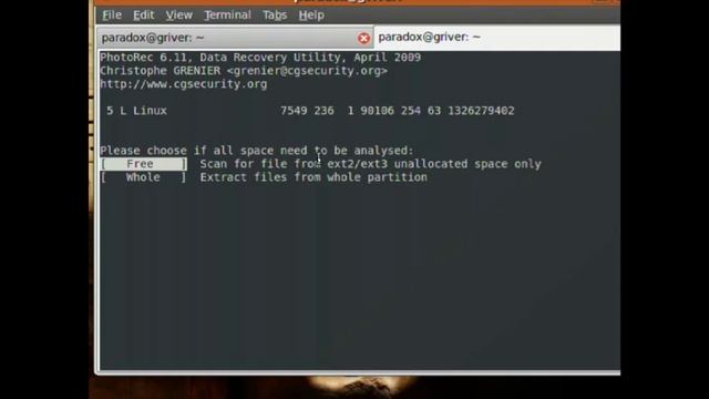 How to recover deleted files with Photorec - Ubuntu смотреть онлайн