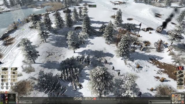 #6 BATTLE OF THE BULGE - Men of War: Assault Squad 2 - US Campaign Gameplay смотреть онлайн