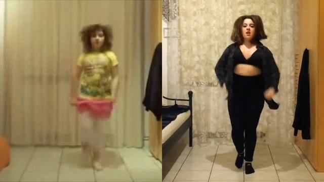 NOW vs. THEN - Laura dancing to Womanizer by Britney Spears смотреть онлайн