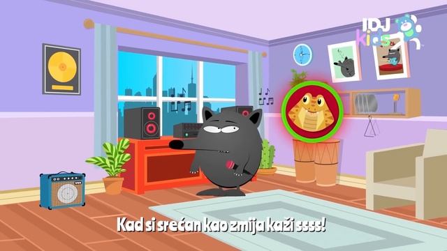 KAD SI SRECAN (ZVUKOVI ZIVOTINJA) // NAJLEPSE DECIJE PESME // @IDJKids