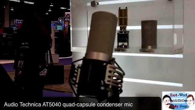 Winter NAMM 2013- Audio Technica AT5040 cardioid microphone смотреть онлайн