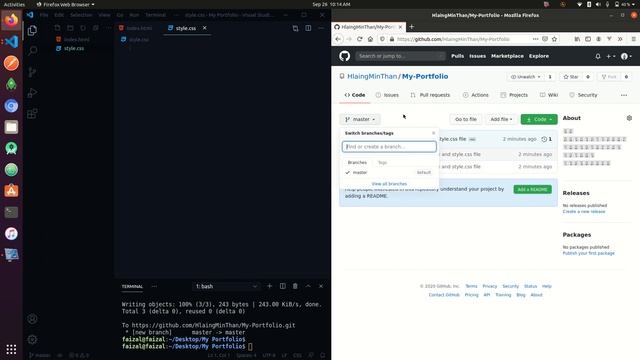 GitBasic13 Push Local Project repo to github repo master branch смотреть онлайн