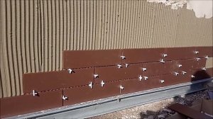 Монтаж клинкерной плитки на цоколь