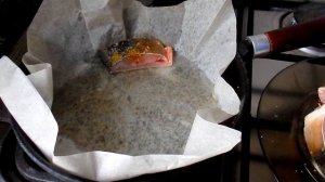 Как жарить рыбу  на бумаге  вкусно жареный карп  на пергаменте