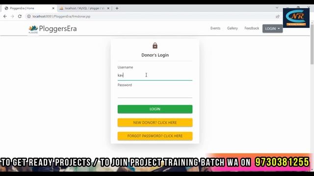 Project | Java Projects | PloggersEra Project Developed in JSP and MySql смотреть онлайн