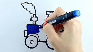 How to draw tractor ?  Как нарисовать трактор? Traktor rasm chizish
