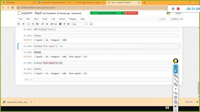 Dictionary in Python смотреть онлайн