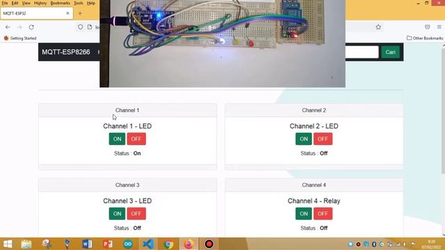 MQTT pada Internet of Things Menggunkan ESP8266 dan Website PHP Sederhana смотреть онлайн