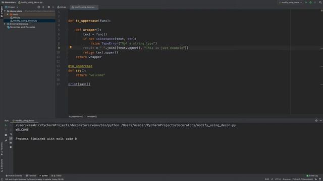 Decorators in Python | Python Online session 12 | Learning with Umair смотреть онлайн