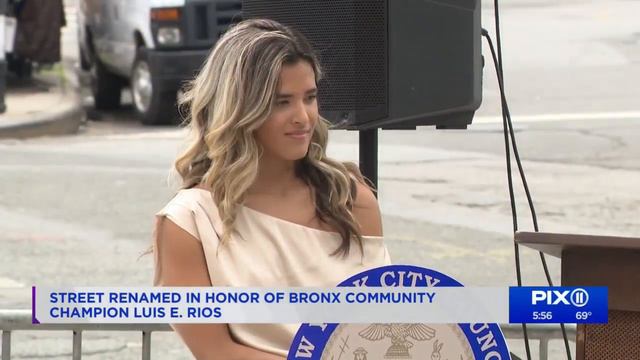 Bronx street renamed for community champion Luis E. Rios смотреть онлайн