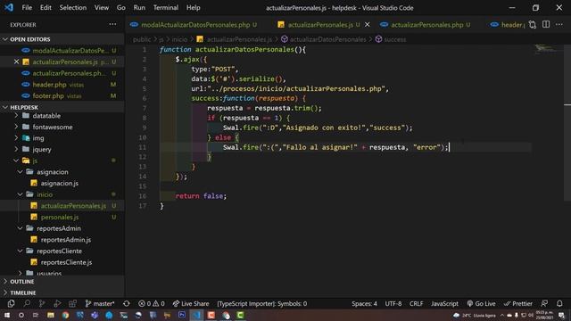 Sistema HelpDesk con PHP y MySQL | Programación modulo inicio (P2). Cap 31 смотреть онлайн