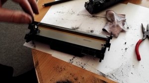 HP LaserJet 1020 заправка. Картридж Q2612A в домашних условиях.