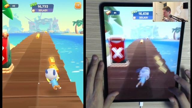 Talking Tom Time Rush - Talking Hank - Character Play Review Gameplay on Tablet (iOS, Android) смотреть онлайн