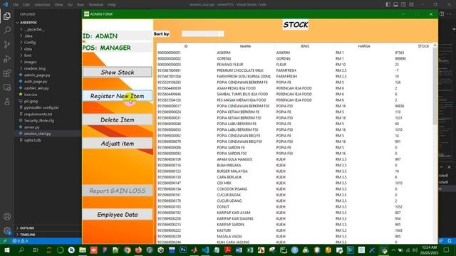 Easy Point of Sale System Using Python || POS Software Source Code смотреть онлайн