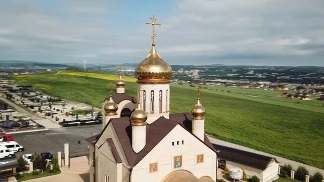 Окрестности храма св. вмц. Екатерины станицы Ессентукской смотреть онлайн