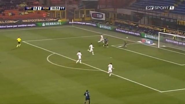 Inter-roma 1-1 JULIO SERGIO смотреть онлайн