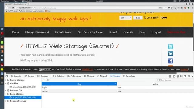 64 Attacking HTML5 Insecure Local Storage смотреть онлайн