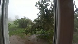 САМАЯ УЖАСНАЯ ГРОЗА ЗА ЖИЗНЬ ОТШЕЛЬНИКА. Ураган, ливень, ветер, шторм, шквал. 18 июня. 2020 года