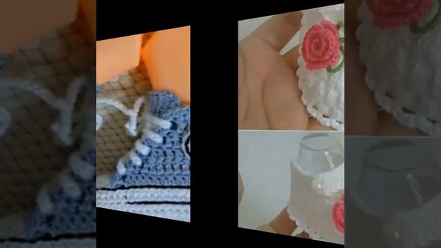 Вязанные пинетки для новорожденных смотреть онлайн