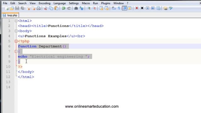 php Tutorials in Tamil Part - 29 Function part - 1 Defining functions and Calling functions смотреть онлайн