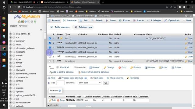 PHP CRUD | Manish WebTech | Data Insertion смотреть онлайн