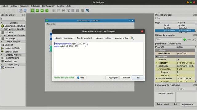 Créer des interfaces UI Design avec PYQT partie 1 смотреть онлайн