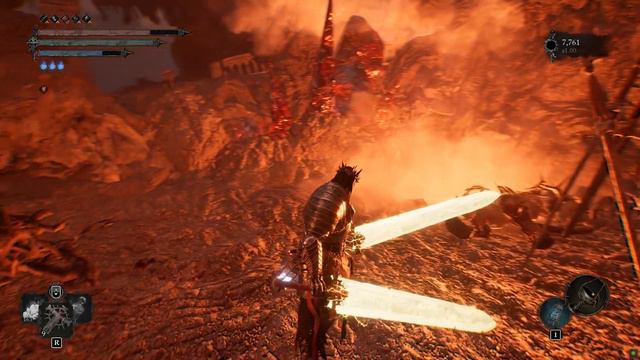 The Ruiner dual wield combo kill at Bramis Castle - 4617 damage!!! | Lords of the Fallen смотреть онлайн