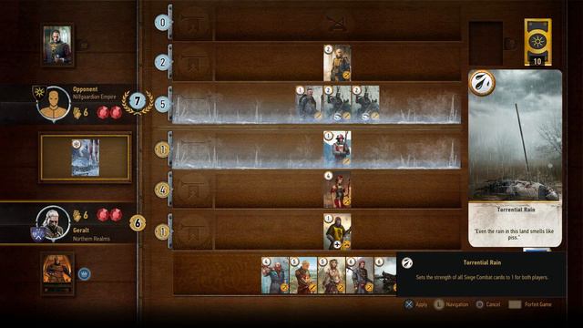 The Witcher 3: Wild Hunt - Gwent (Card Game) Gameplay: Foltest Card Win! Forfeited Last Round (Lost смотреть онлайн