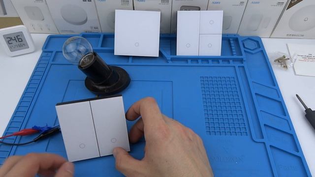 Новый умный настенный ZigBee выключатель Zemismart с Алисой Alexa Homekit для круглого подрозетника смотреть онлайн