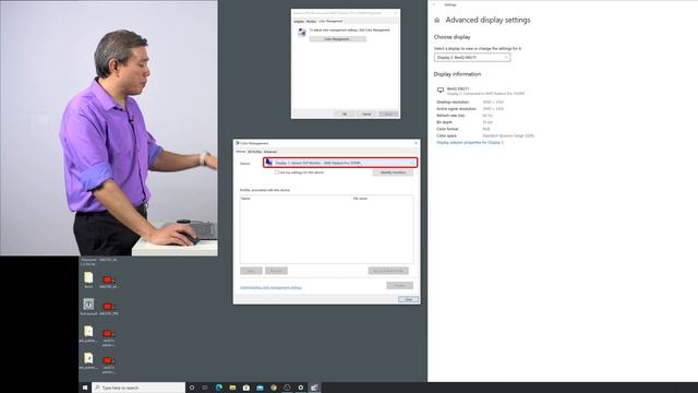How to add, set and verify display icm (icc) profile in Windows 10! смотреть онлайн