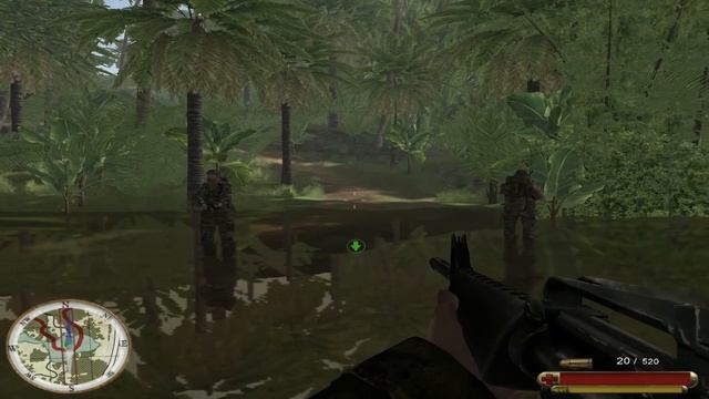 The Hell in Vietnam Начало игры Задание 1 Крещение огнем Прохождение игры смотреть онлайн