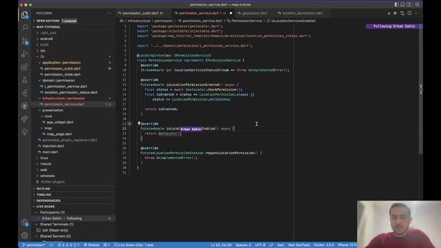 Implement Location Permission Feature with Geolocator Plugin смотреть онлайн