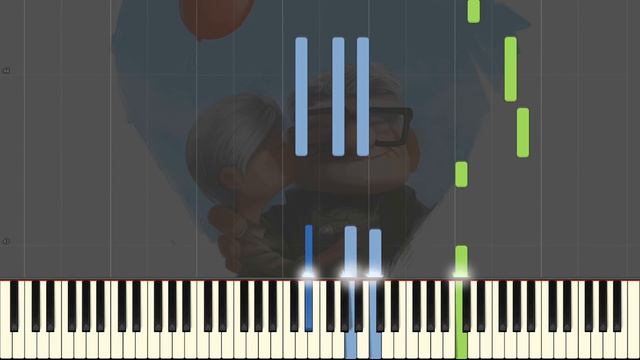 Stuff We Did - Disney Pixar's UP [Piano Tutorial] (Synthesia) смотреть онлайн