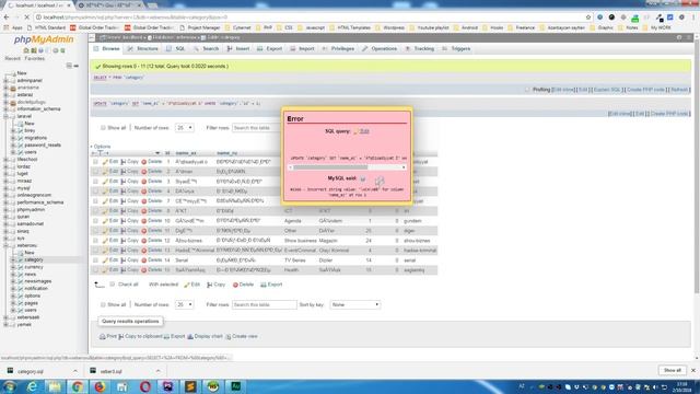 MySQL 1366 incorrect string value hatası смотреть онлайн