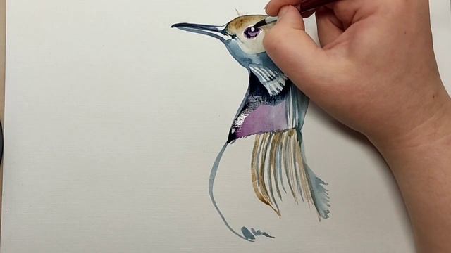 ★Marsulu ART / Painting stream /Гагара чернозобая смотреть онлайн