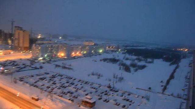 Нижневартовск. Вид на город с высотки. смотреть онлайн