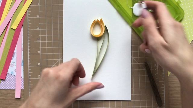 QllArt | How to draw tulips? | Quilling paper art | Рисуем тюльпаны в технике контурного квиллинга смотреть онлайн