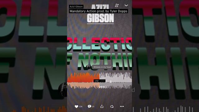 Azizi Gibson - Mandatory Action prod. Tyler Dopps [audio] смотреть онлайн