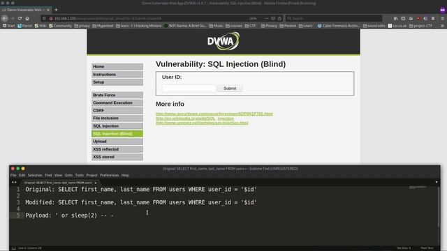 2.2 | Blind SQL injection смотреть онлайн