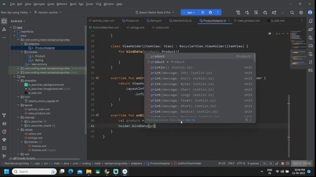 How to Make API calls using Android Volley Library | Android Studio | Kotlin смотреть онлайн