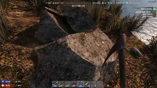 Alpha 15 7 Days To Die Let's play Episode 8: Bigger better horde base and shears смотреть онлайн
