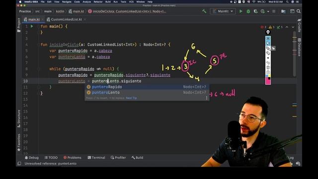 Detección de ciclo en LinkedList (Lista Enlazada) parte 2 смотреть онлайн