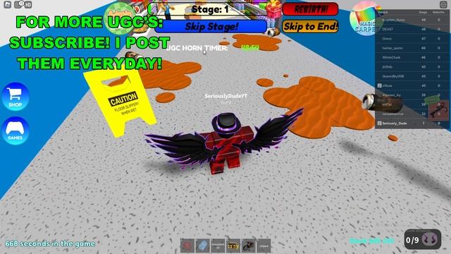 How To Get Purple Horns in Escape Walmart Obby (ROBLOX FREE LIMITED UGC ITEMS) смотреть онлайн