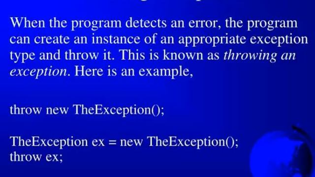 chapter 11 exception handling and text i o смотреть онлайн
