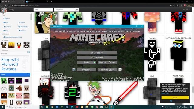 COMO TROCAR A SKIN NO MINECRAFT JAVA смотреть онлайн