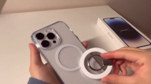 iPhone 14 Pro Max Silver Unboxing ?| accessories, set-up, and asmr