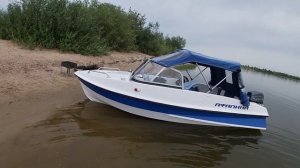 Афалина 395 мотор Альфа 9.9(20) обкатка и обзор лодки и мотора после 2-го ТО.