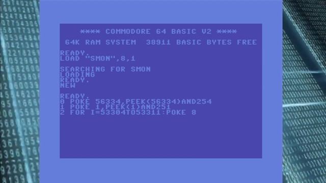 Commodore C-64 - Monitor - Char-Rom - Buchstabe G - D038 bis D03F - 53304 bis 53311 смотреть онлайн