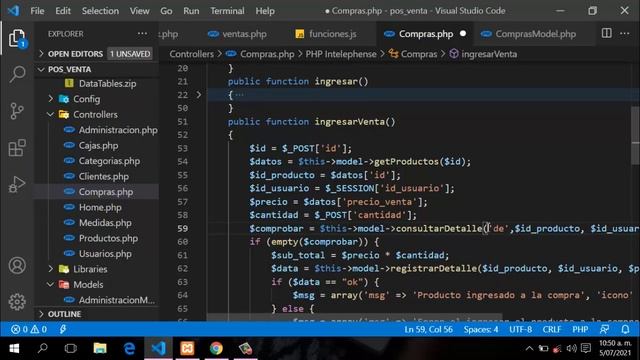 22._ Sistema de venta PHP, Javascript y MySQL, Módulo ventas смотреть онлайн